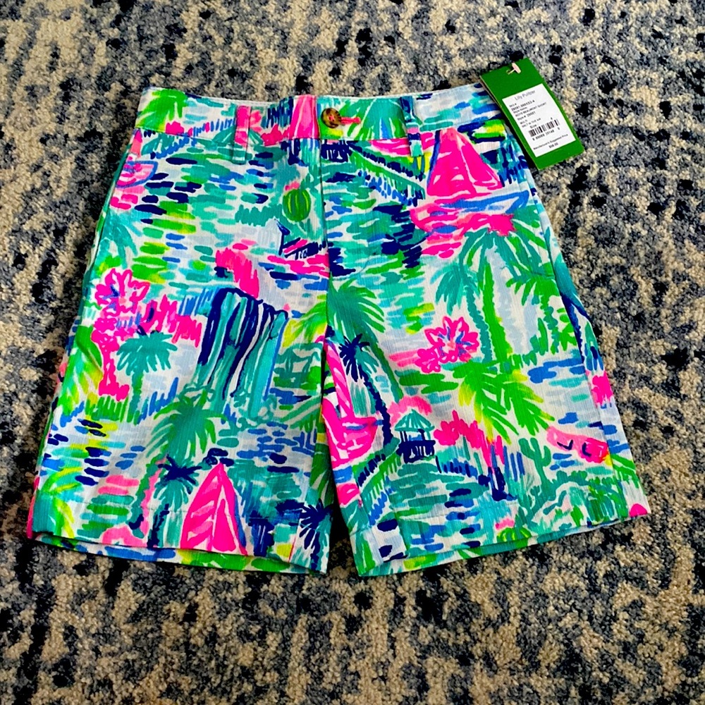 Lilly Pulitzer boys Beaumont shorts nwt size 4